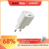 מטען קיר מהיר 30W PIQ 3.0 מבית ANKER עם חיבור Type C